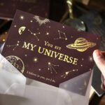 Aesthetic & Artistic Textured Folding Greeting Card with Envelope Set - Image 2