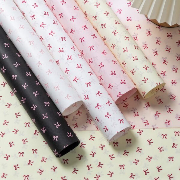 Bow Pear Printed Tissue Paper