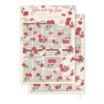 Vintage Red Roses Wrapping Paper - Image 7