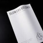 Minimalist Romantic Silhouette Waterproof Flower Wrapping Paper - Image 3