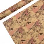 Retro Theme Wrapping Paper for Gift Wrapping
