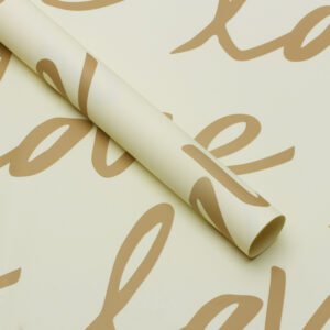 Roland Love Flower Bouquet Wrapping Paper