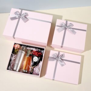 Exquisite Bow Gift Box with Bag