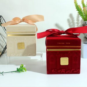 Luxury Flannel Embossed Rose Velvet Gift Box