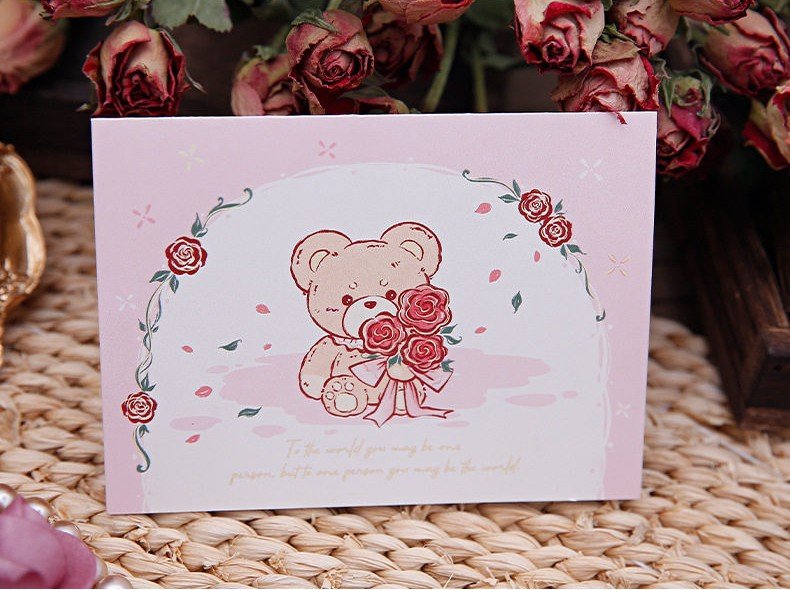 Romantic Rose Greeting Card - Image 4