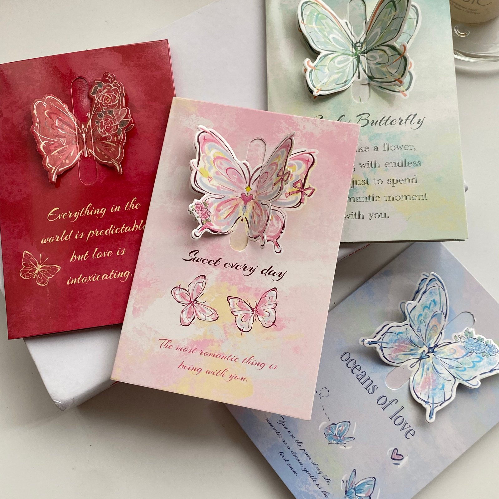 Three-dimensional Butterfly Greeting Card
