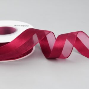 Hald Side Transparent Hazy Yarn Ribbon