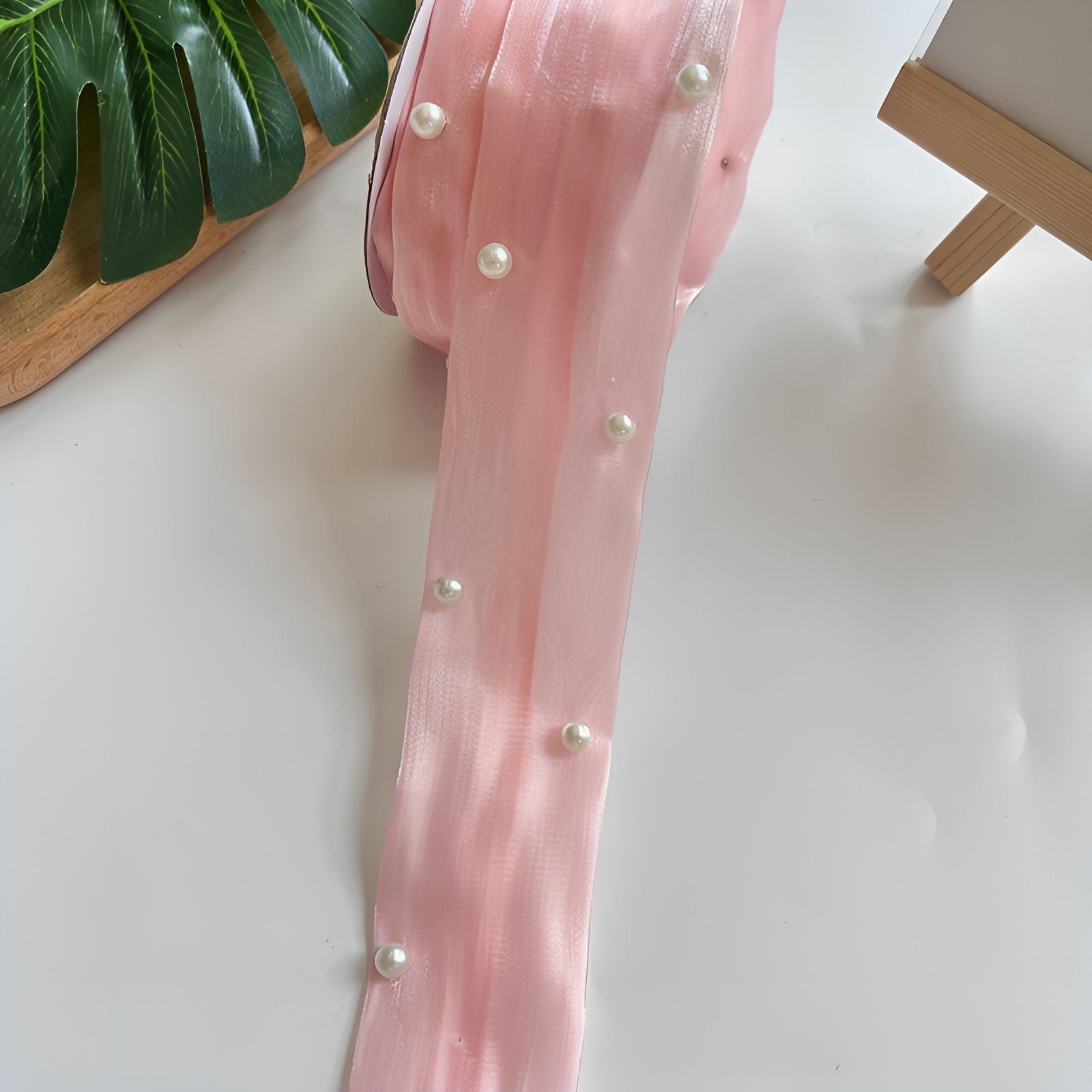 Pearl Scattered Chiffon Ribbon - Image 8