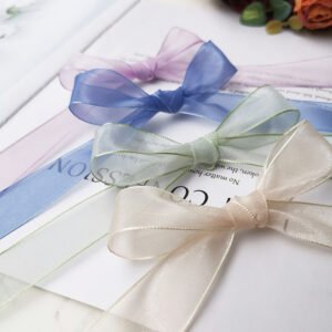 Semi Transparent Glossy Yarn Ribbon