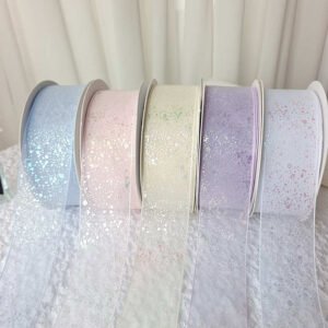 Diamond Glitter Ice Snow Ribbon