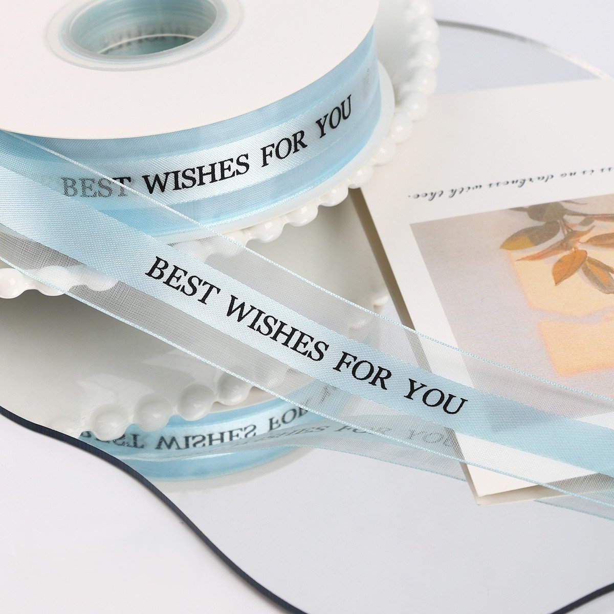 Transparent Snow Yarn Luxury Ribbon - Image 8