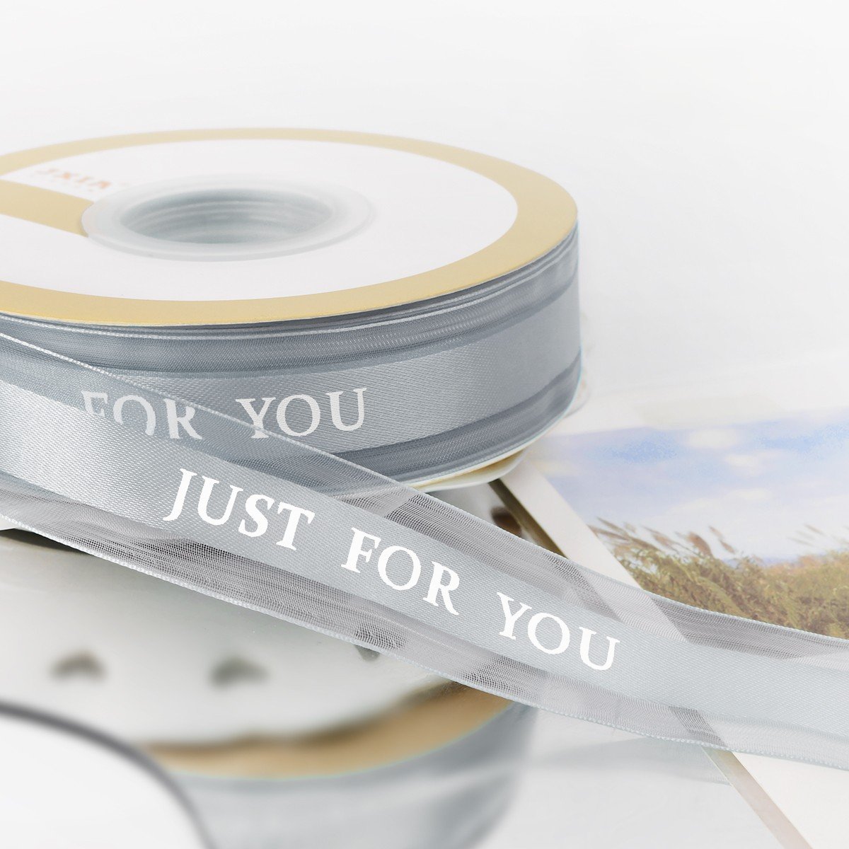 Transparent Snow Yarn Luxury Ribbon - Image 4