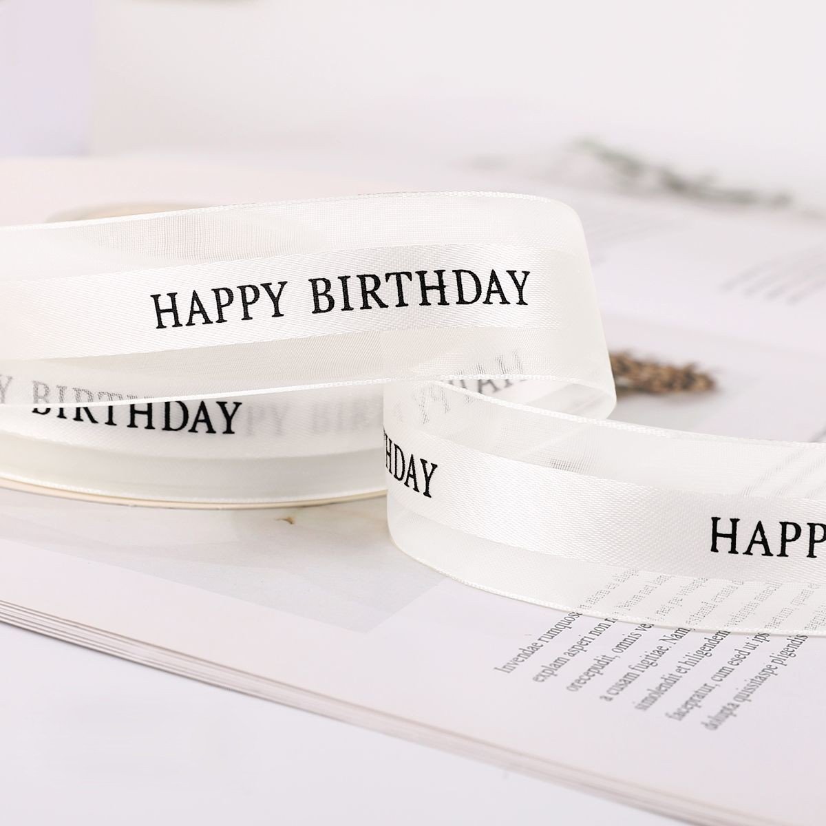 Transparent Snow Yarn Luxury Ribbon - Image 3