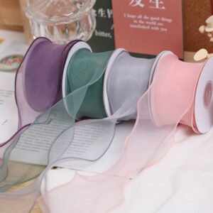 Pearlescent Organza Fishtail Yarn Ribon