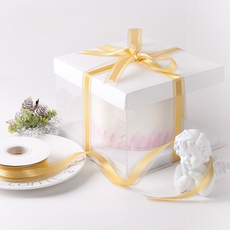 Gold Edge Simple Generous Solid Color Exquisite Ribbon - Image 5