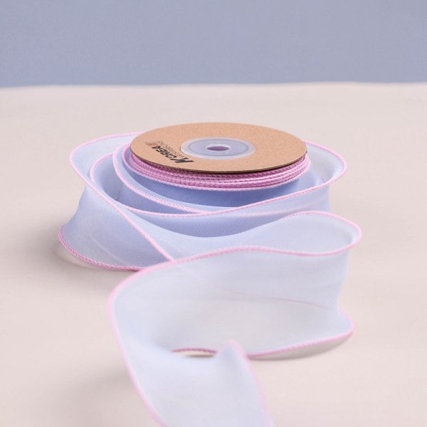 Colorful Edge Chiffon Sheer Ribbon - Image 4