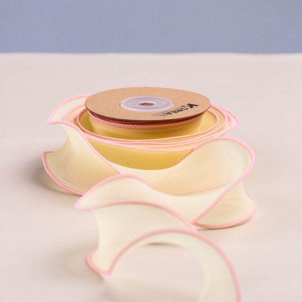 Colorful Edge Chiffon Sheer Ribbon - Image 3