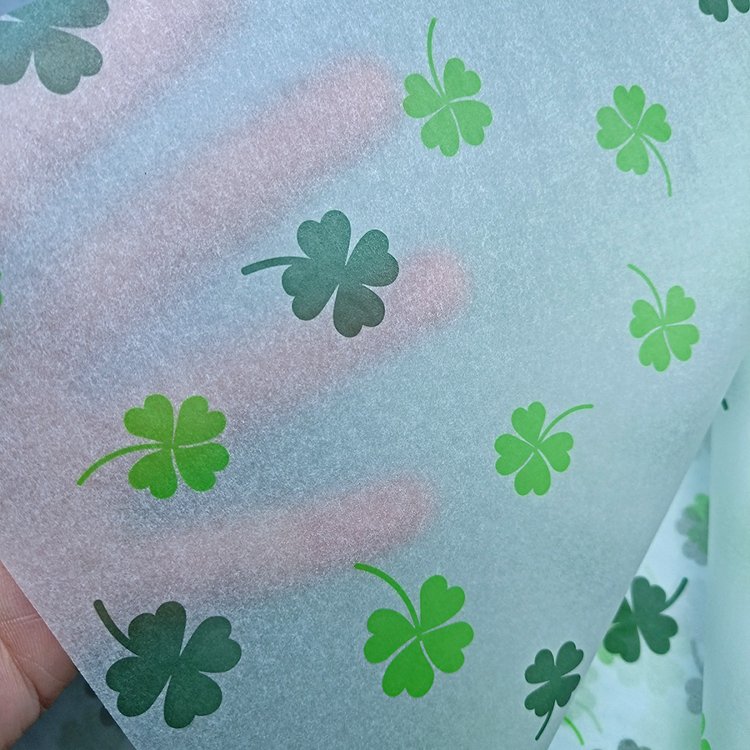 Clover Pattern Gift Wrapping Tissue Paper - Image 6