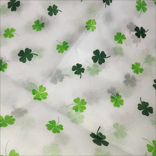 Clover Pattern Gift Wrapping Tissue Paper - Image 5