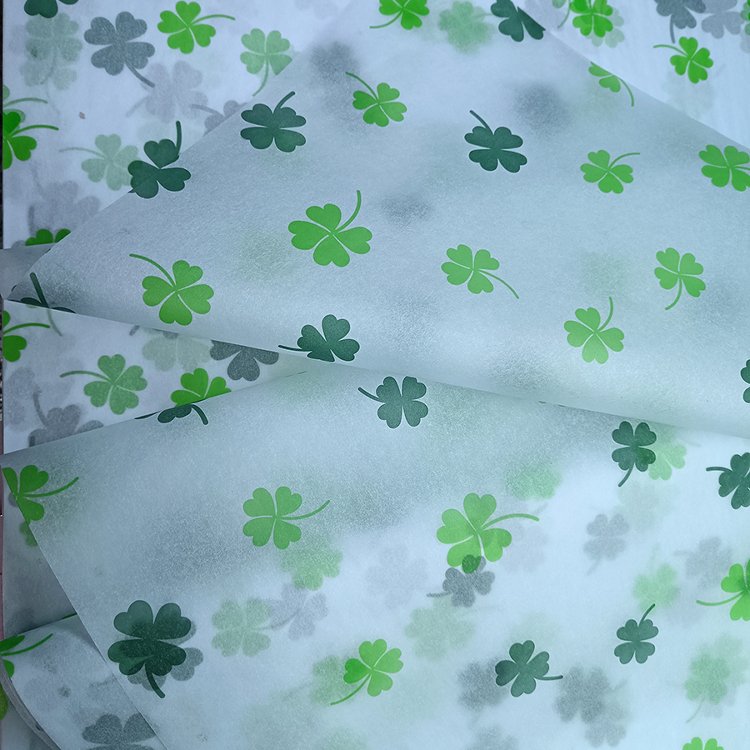 Clover Pattern Gift Wrapping Tissue Paper - Image 4