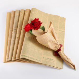 English Kraft Paper Wrapping Paper