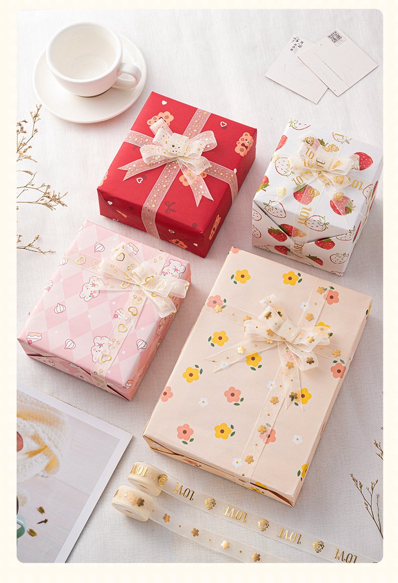 Kids Birthday Gift Wrapping Paper