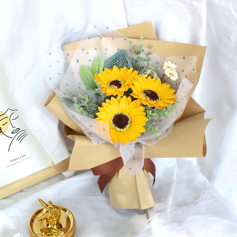 Sunflower Artificial Bouquet - Image 2