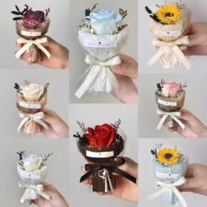 Soap Small Roses Preserved Flowers