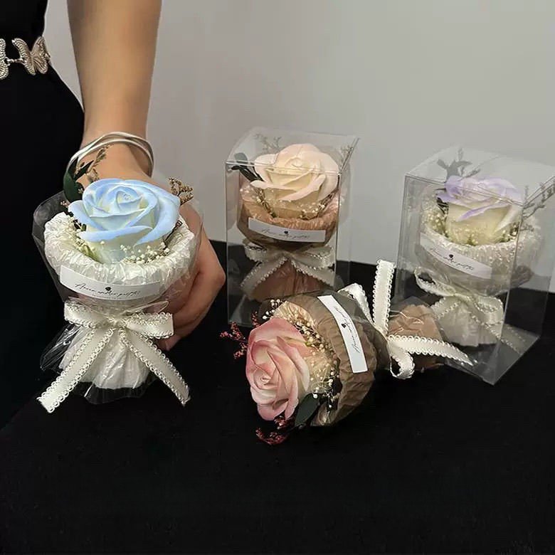 Soap Small Roses Preserved Flowers - Image 2