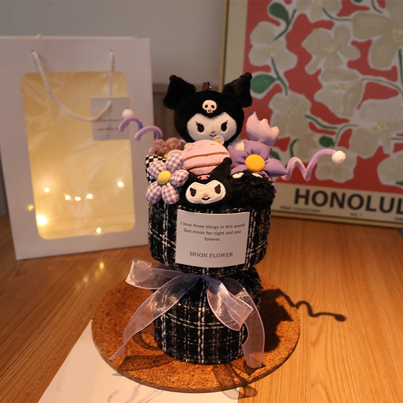 Stitch Sanrio Kt Cat Doll Bouquet - Image 3