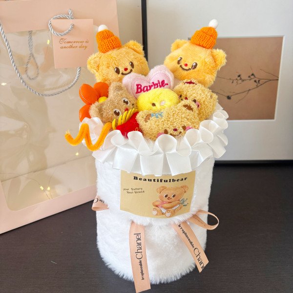 Stitch Sanrio Kt Cat Doll Bouquet - Image 4