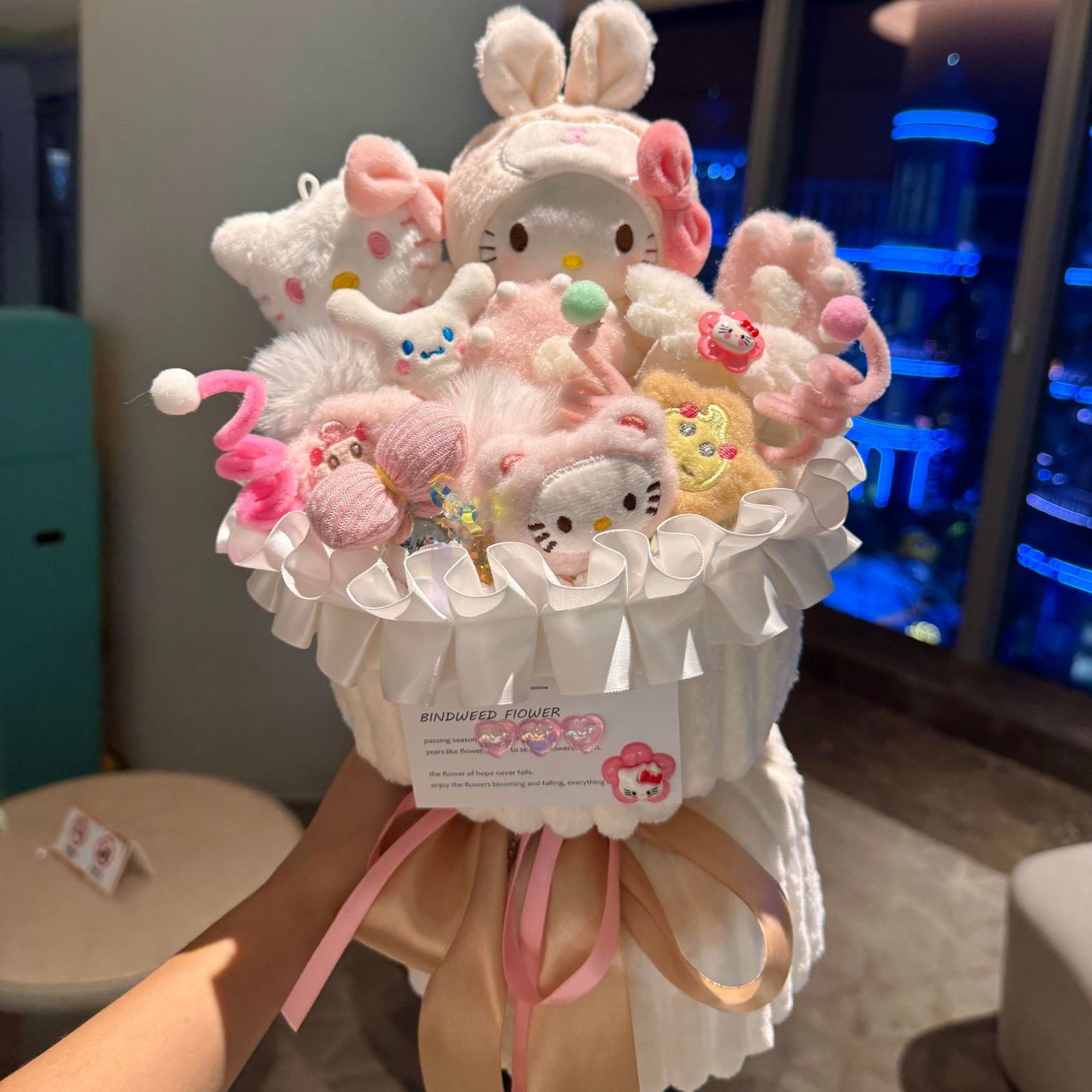 Stitch Sanrio Kt Cat Doll Bouquet - Image 5