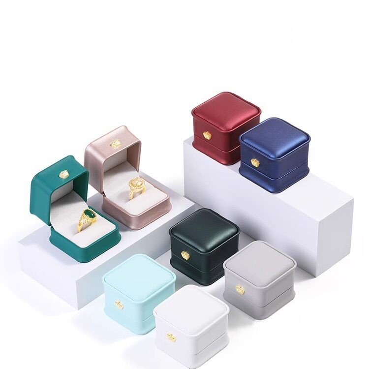 PU Leather Ring Box