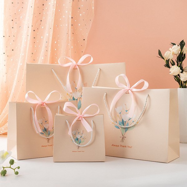 Pink Accompanying Gift Bag