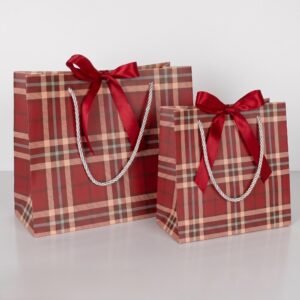 The Royal Plaid Satin Bag