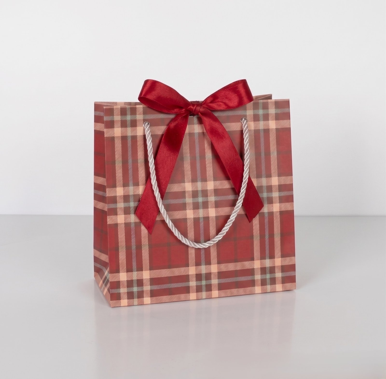 The Royal Plaid Satin Bag - Image 2