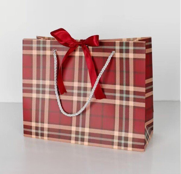 The Royal Plaid Satin Bag - Image 3