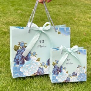 Blue Peony Whispers Gift Bag