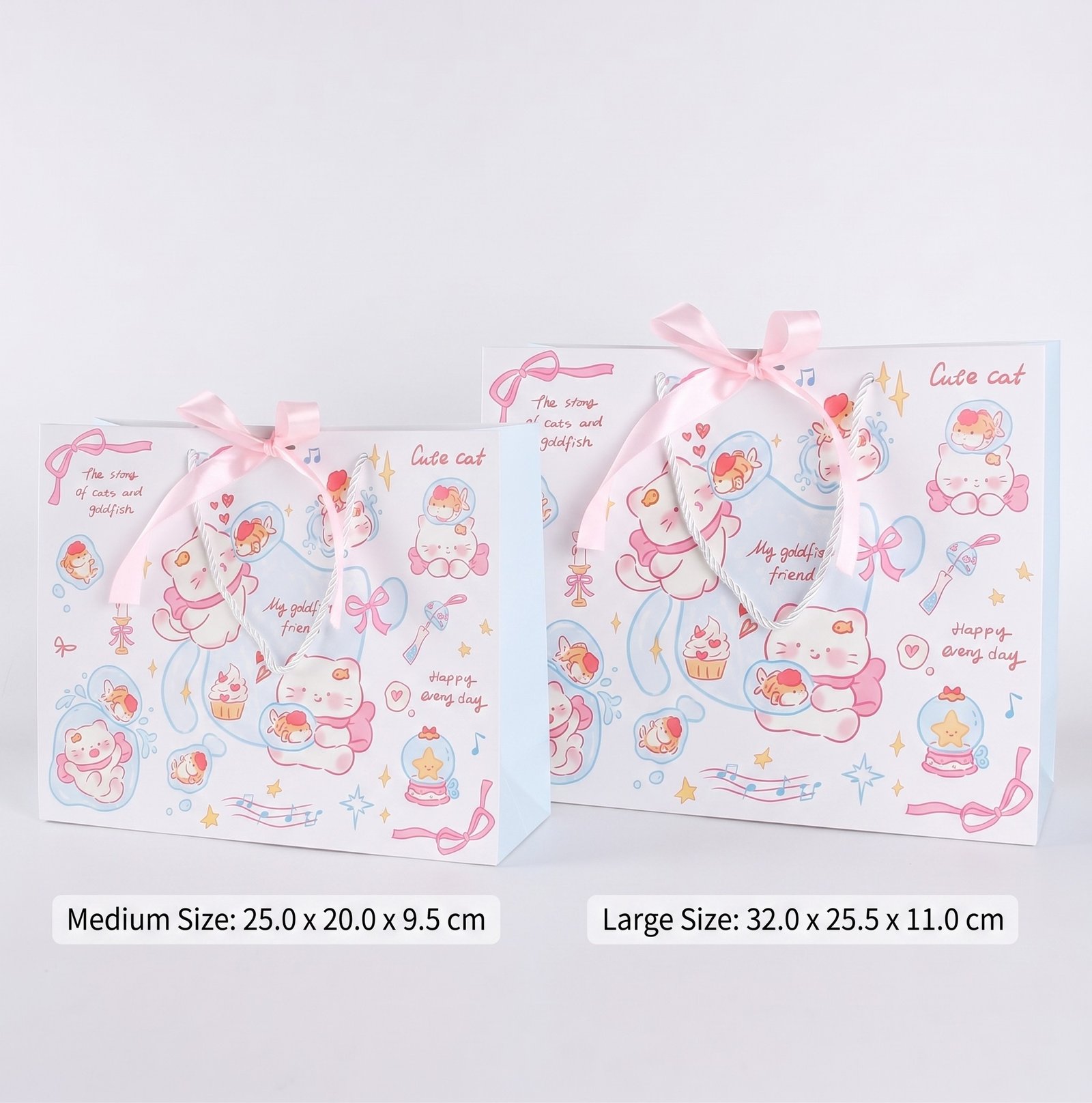 Cat & Goldfish Story Gift Bag