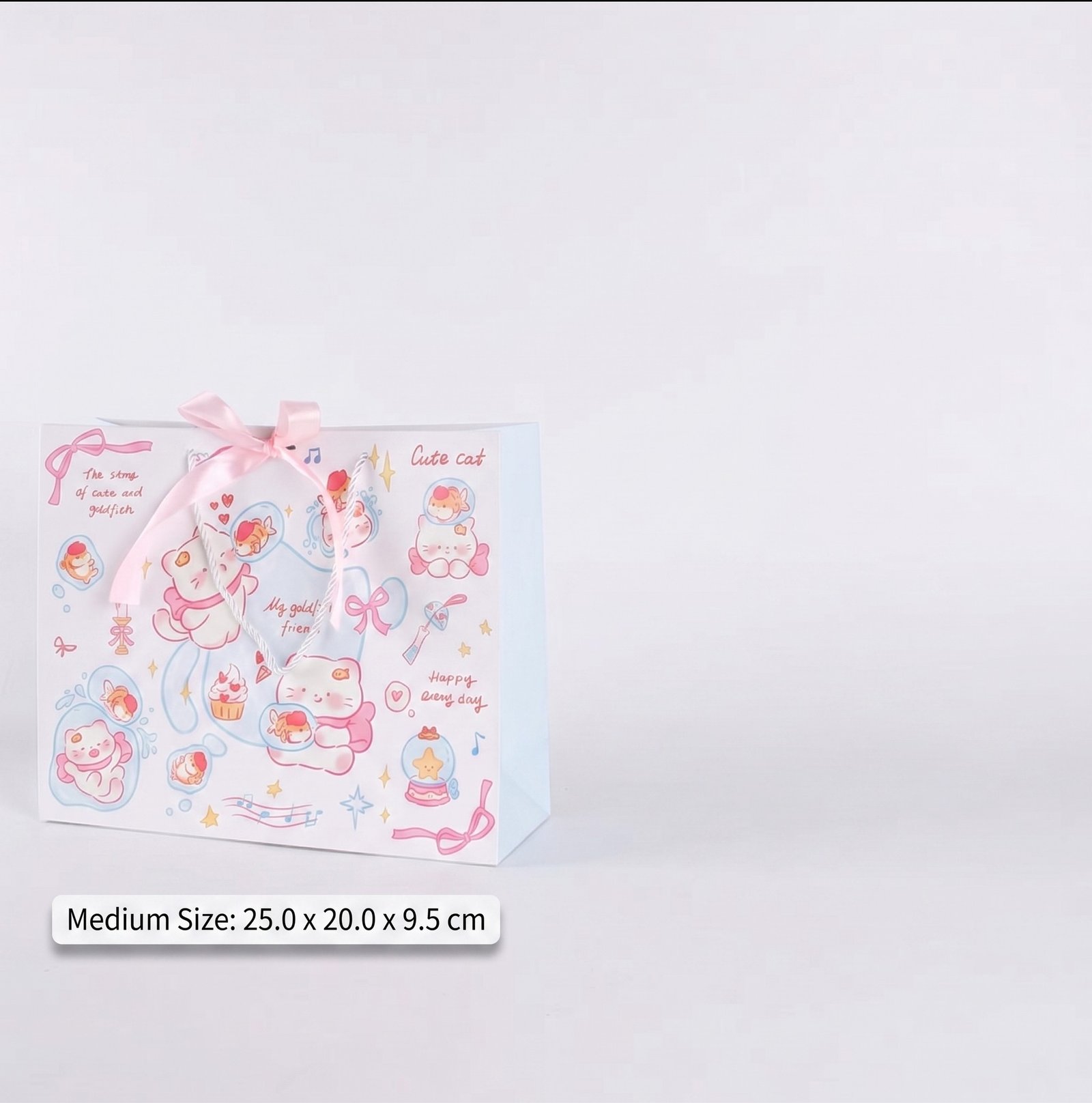 Cat & Goldfish Story Gift Bag - Image 2