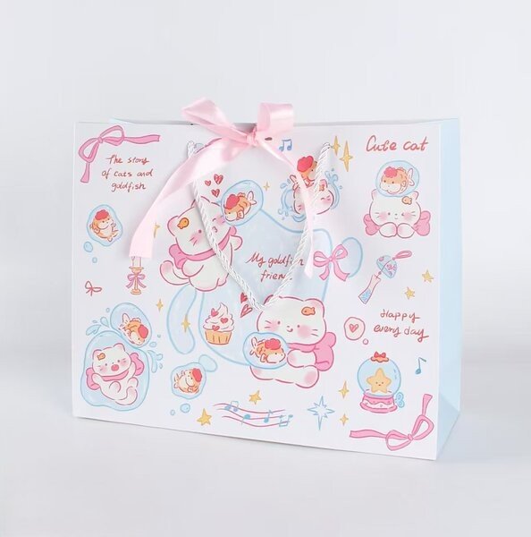 Cat & Goldfish Story Gift Bag - Image 3