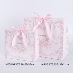 Pastel Rosewater Ribbon Bag
