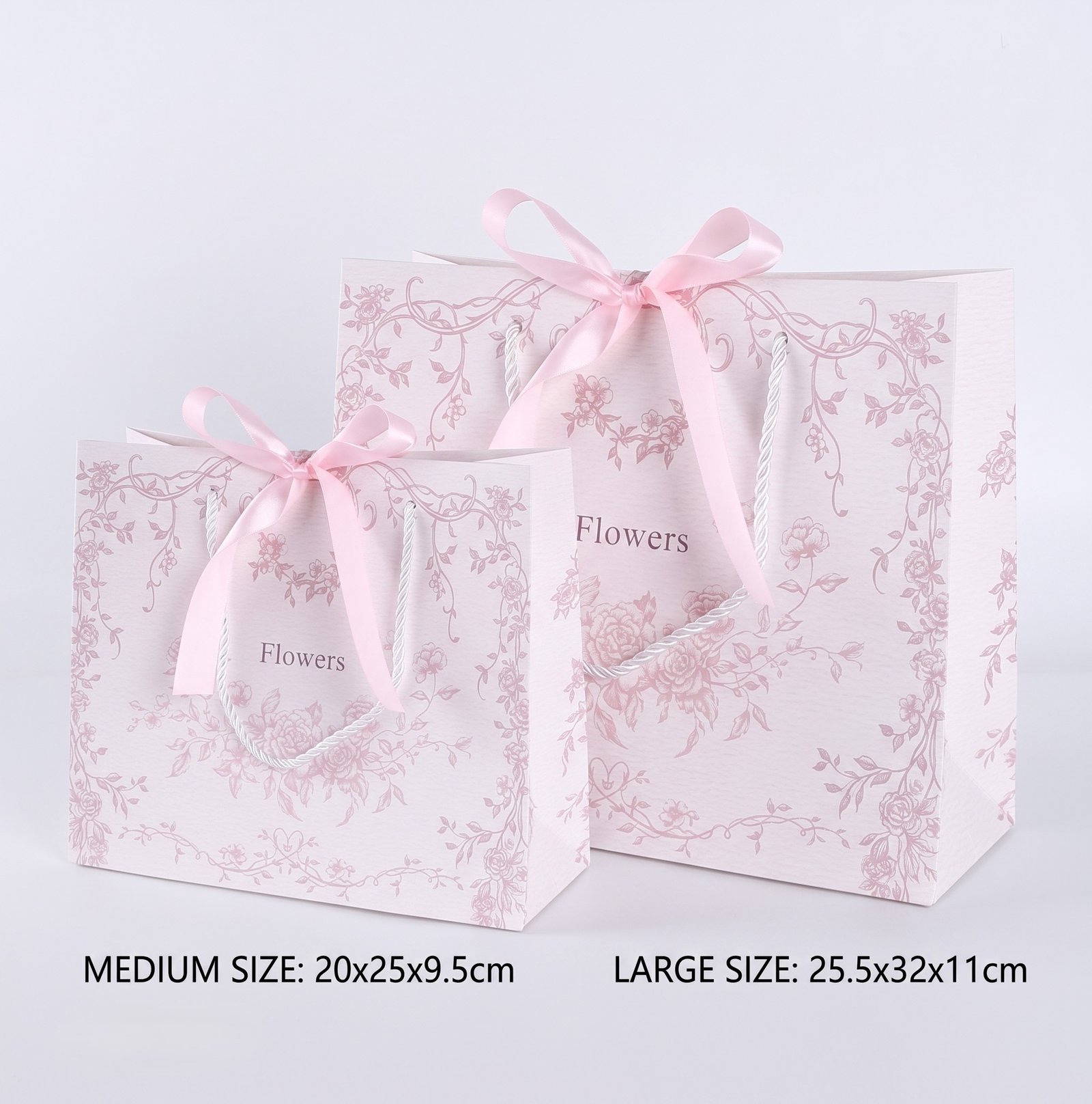 Pastel Rosewater Ribbon Bag