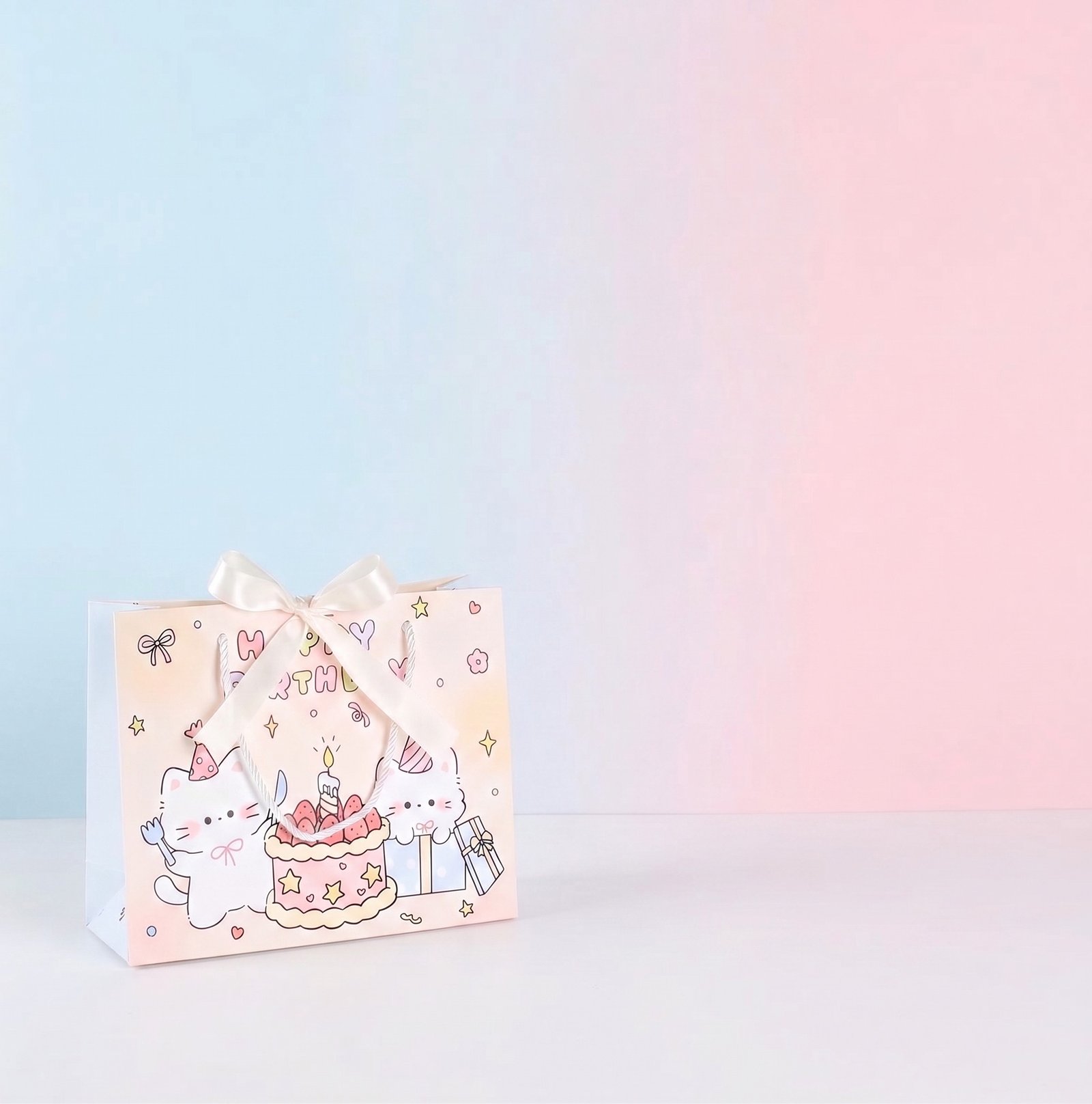 Happy Birthday Kittens & Cake Bag - Image 2