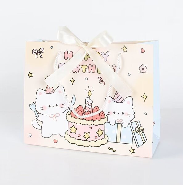 Happy Birthday Kittens & Cake Bag - Image 3