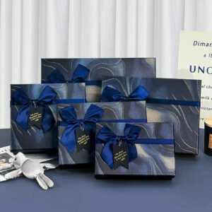 Oceanic Gold Marble Packaging Gift Box