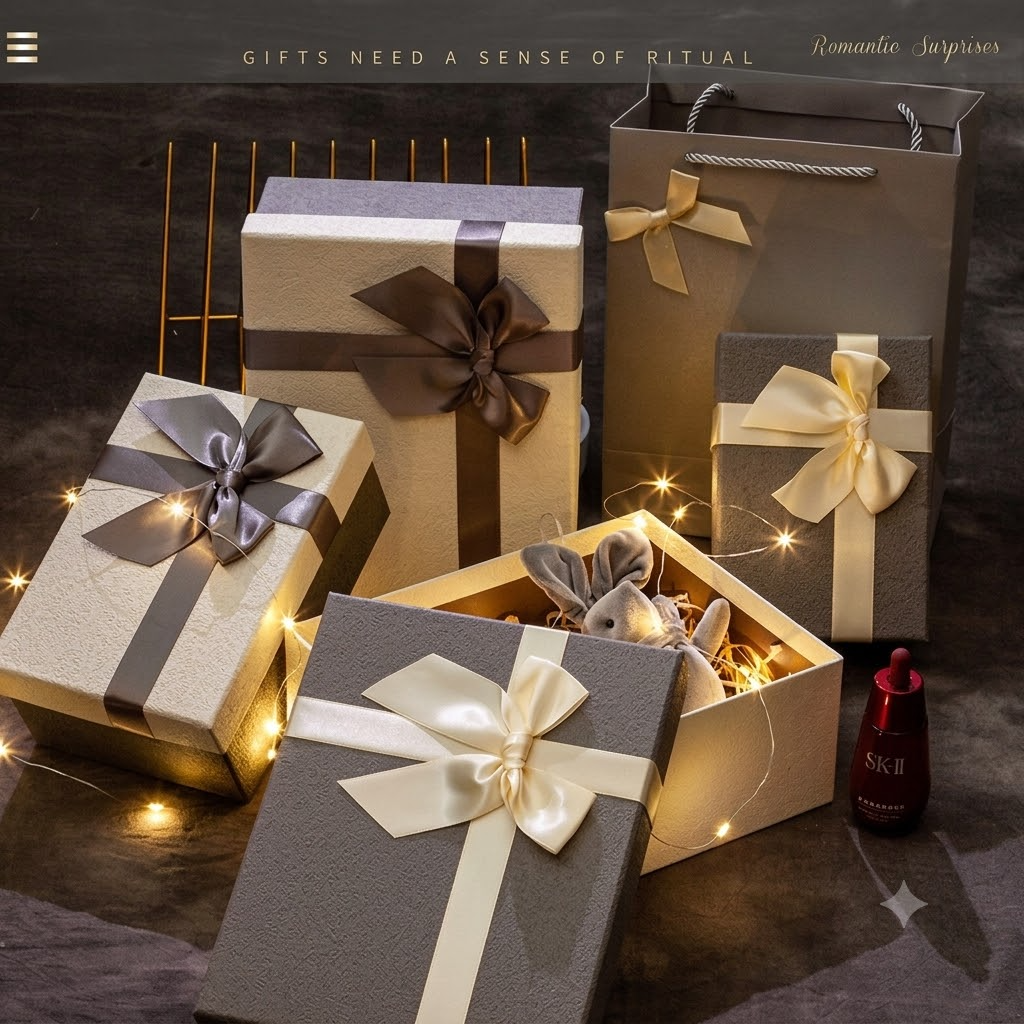 Creative Bow Rectangular Gift Box Gift Box - Image 5