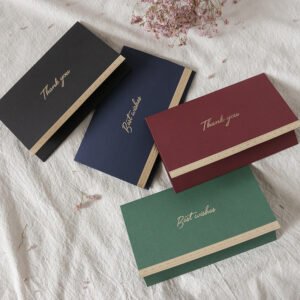 Hot Stamping Thank You Greeting Card