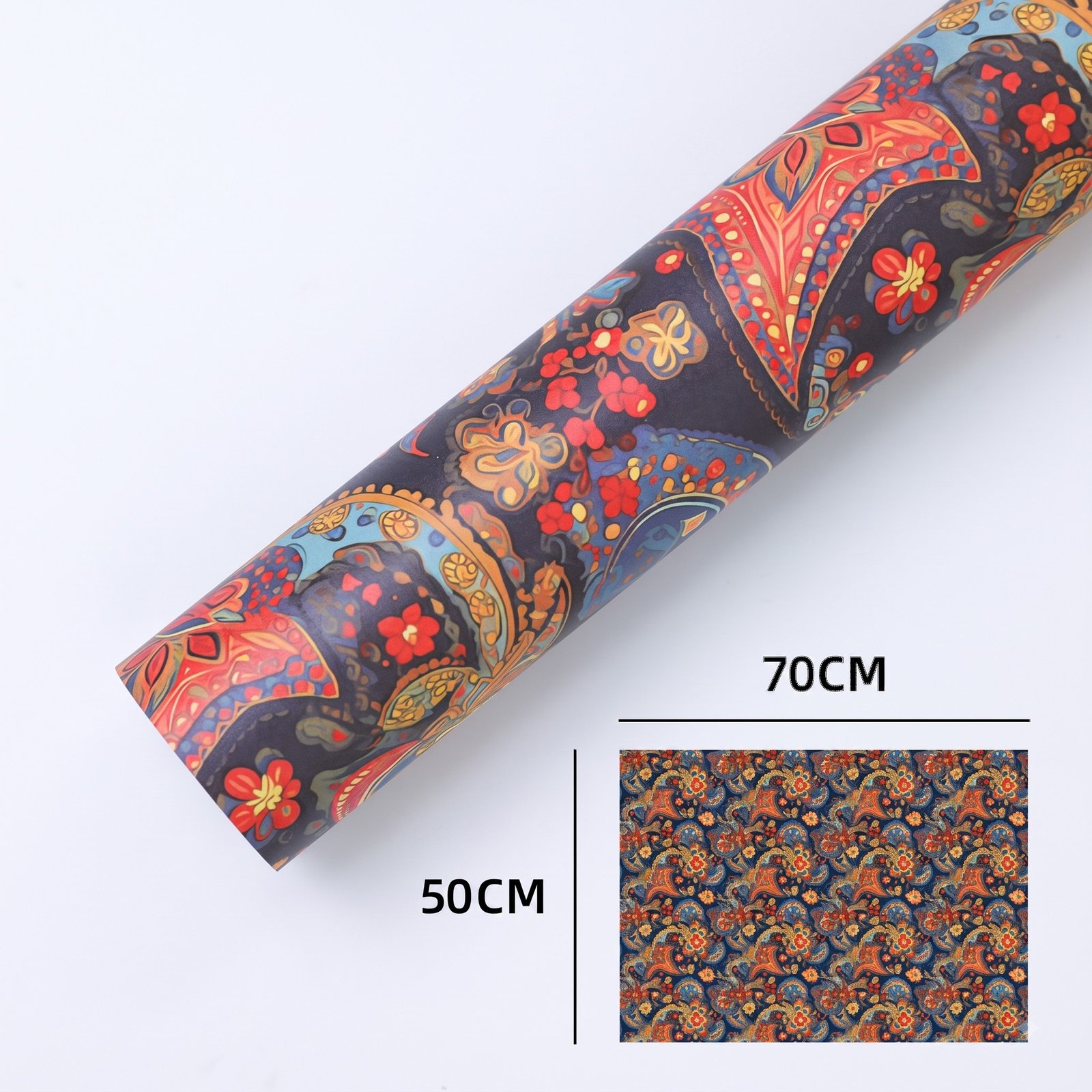Retro Ethnic Style Gift Wrapping Paper - Image 5