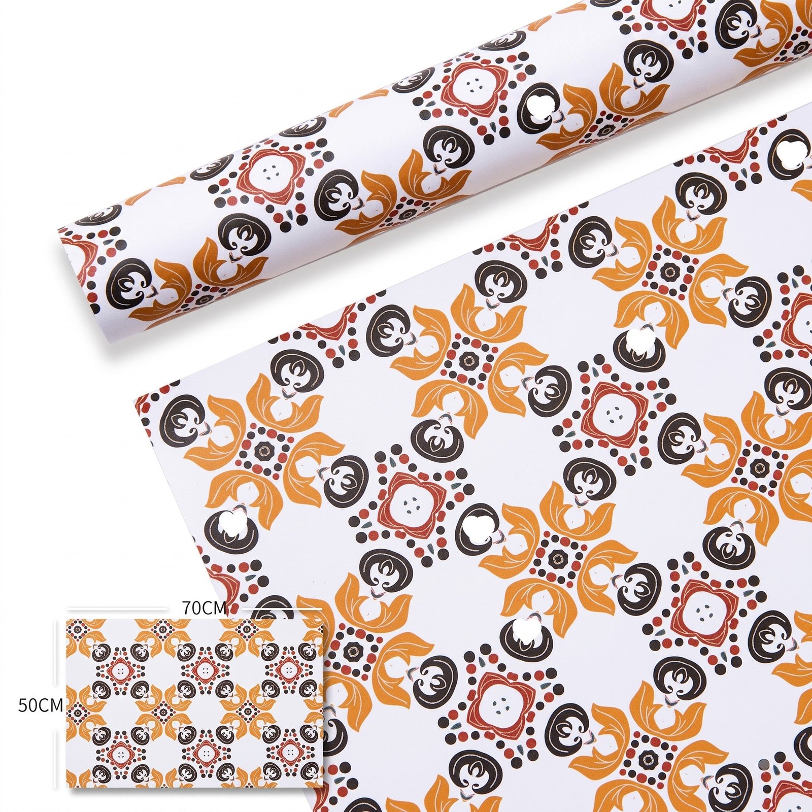 Retro Ethnic Style Gift Wrapping Paper - Image 4